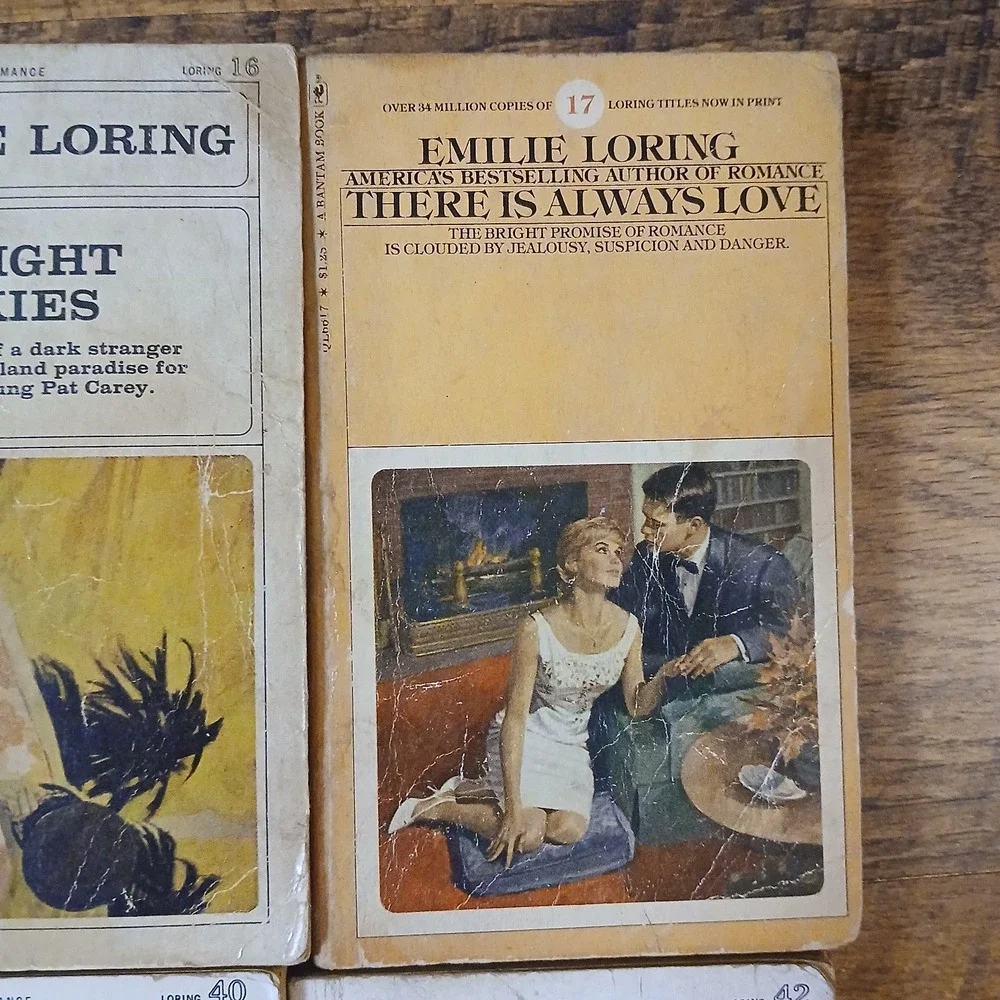 Lot of 9 Vintage Emilie Loring Books Paperback 1960s‎ Printing Romance READ